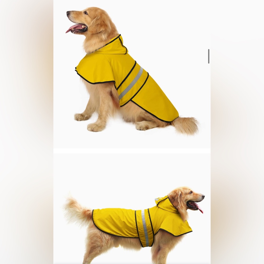 Large Dog raincoat adjustable